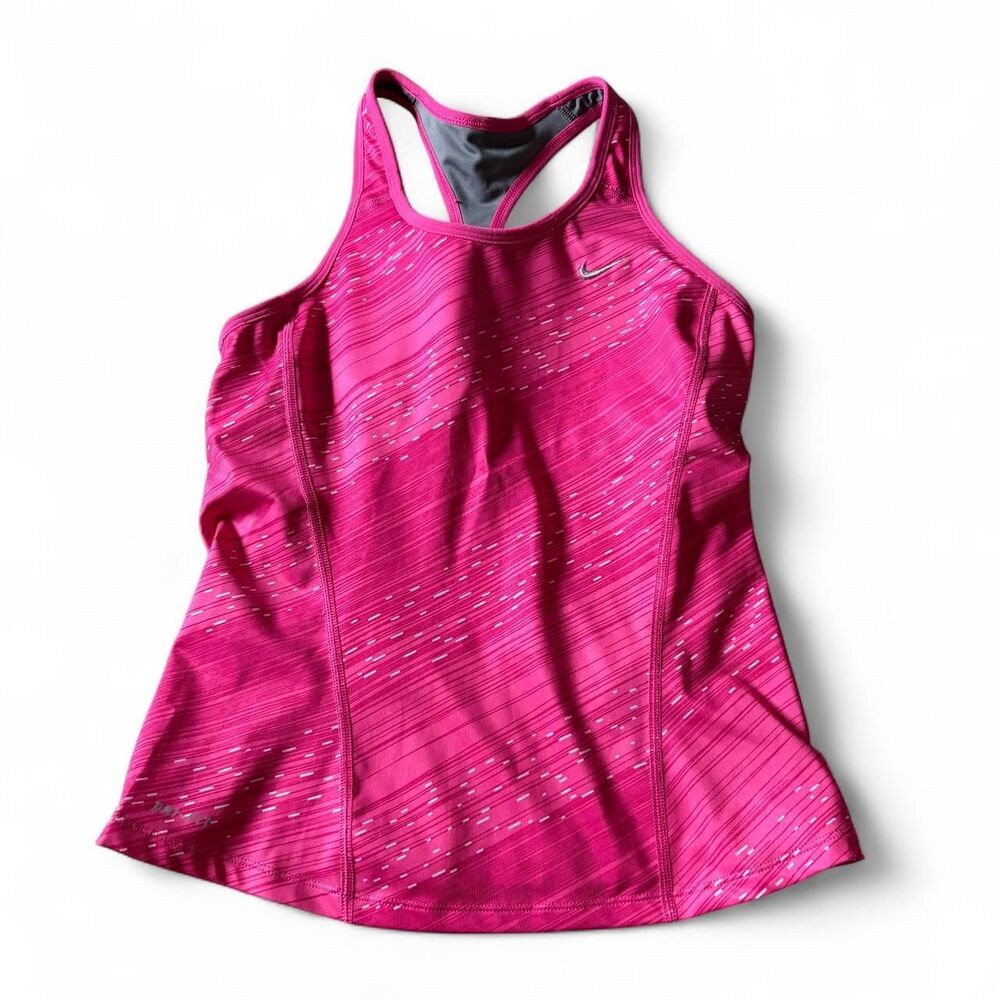 Nike Women's Pink and Grey Vest
